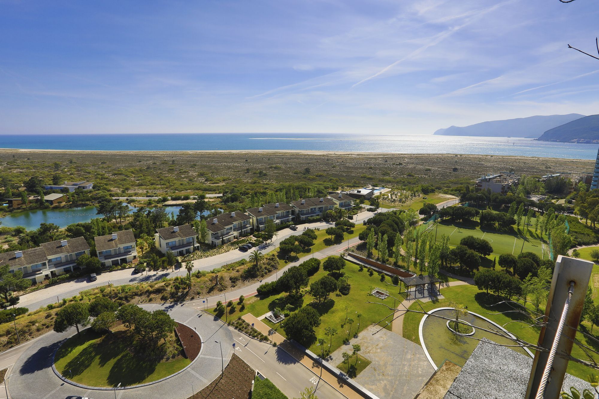 The Editory By The Sea Troia Comporta Hotel Exterior photo Aerial view of the community